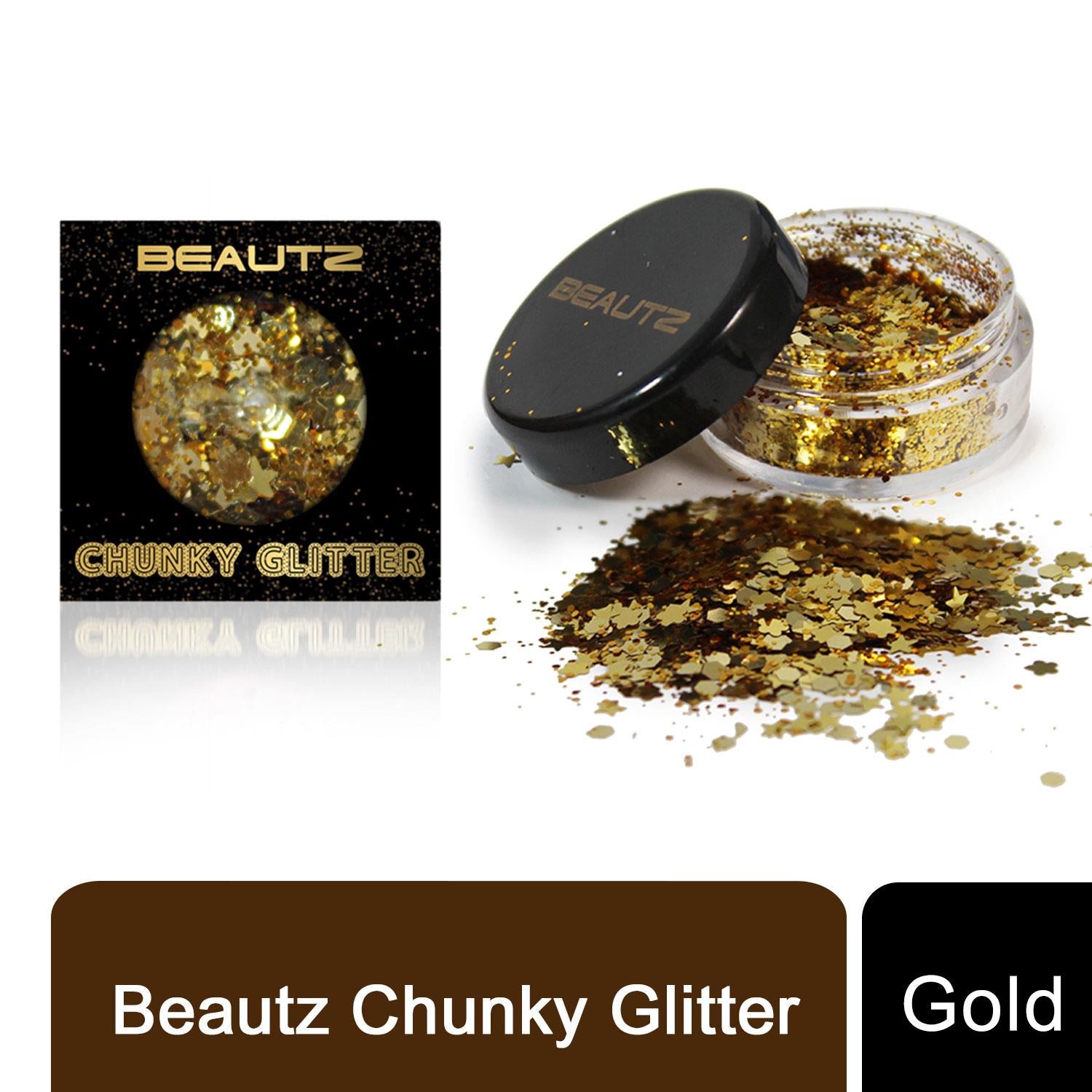 Beautz Chunky Cosmetic Glitter 10ml Pot with 5g