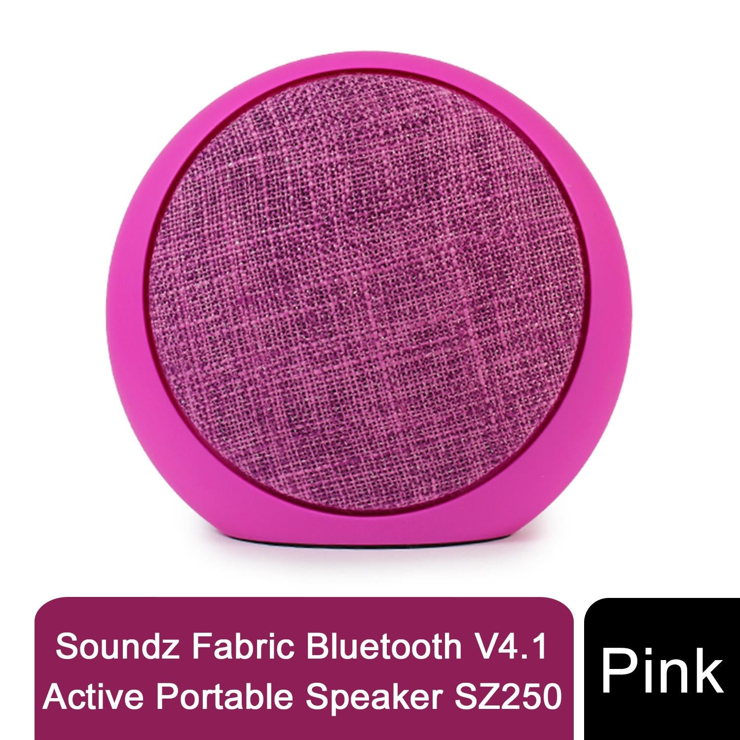 Soundz Fabric Bluetooth V4.1 Active Portable Speaker SZ250 SZ300