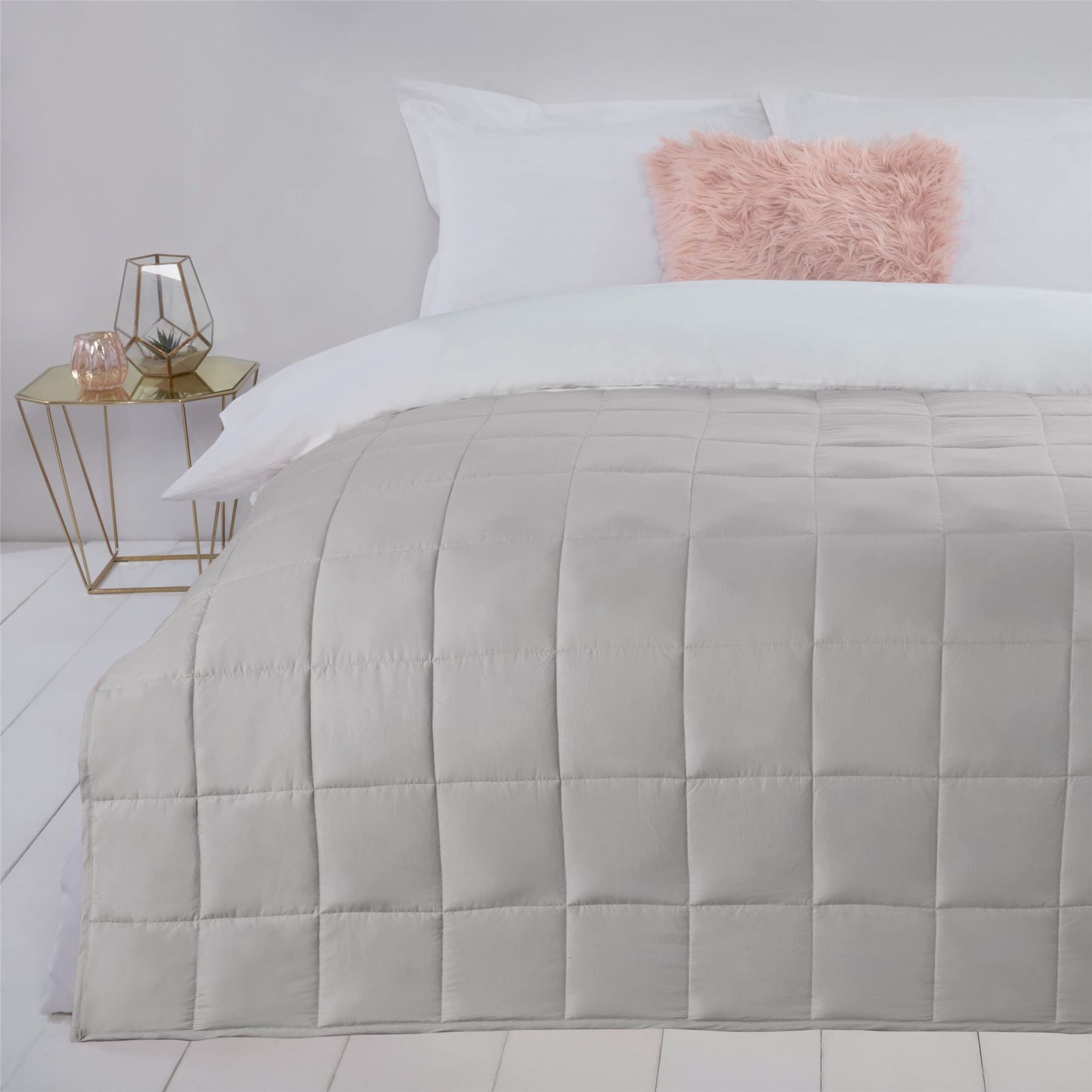 Sleepdown Gravity Weighted Throw Blanket Silver 4kg