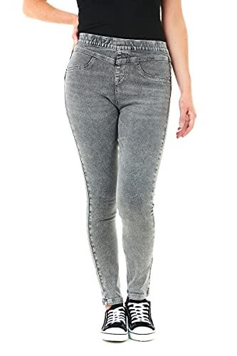 M17 Ladies Sculpt Skinny Fit Pull On Jeggings, Acid Black