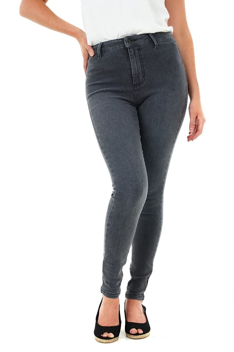 M17 Ladies High Waisted Skinny Fit Denim Jeans