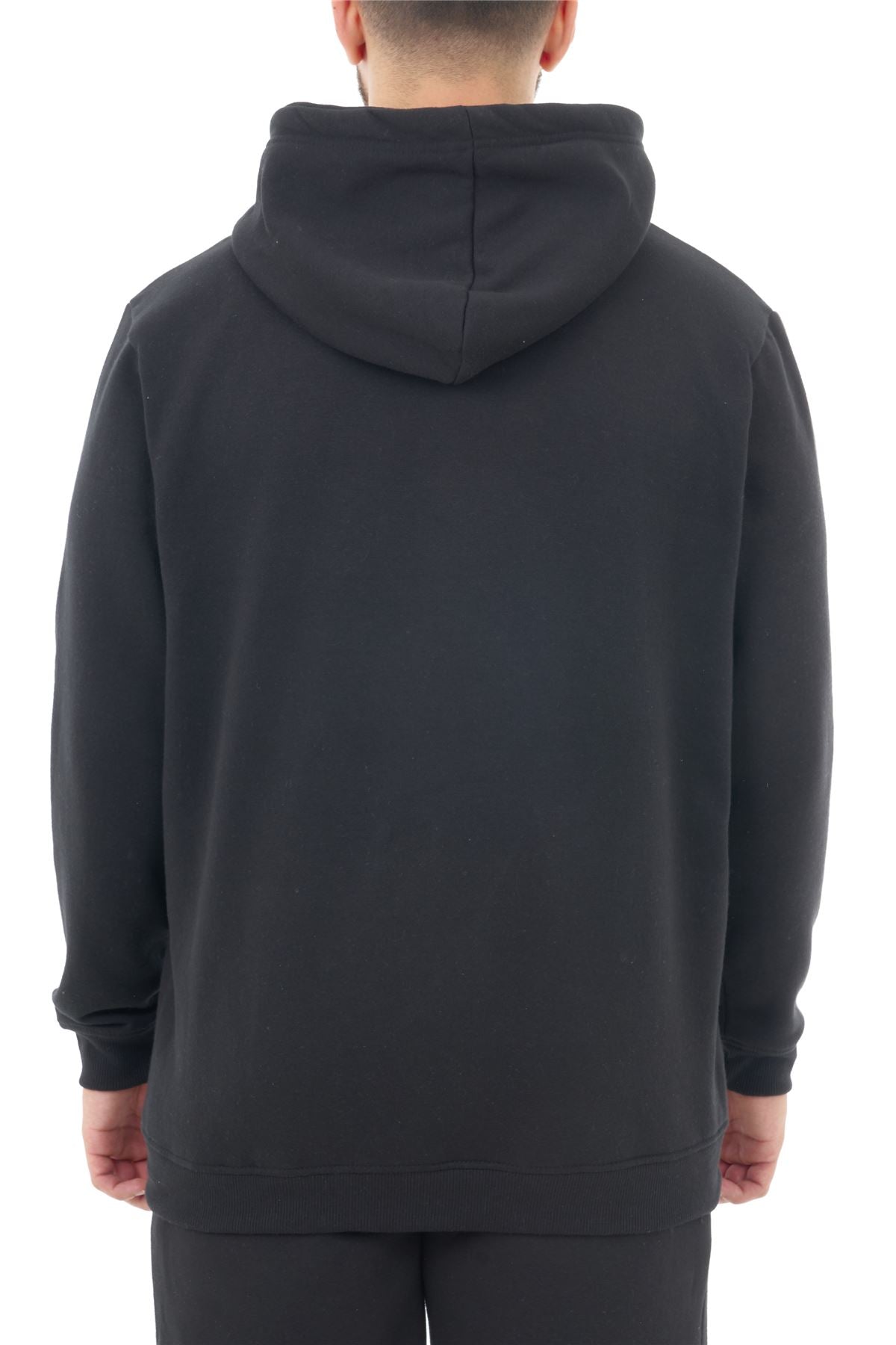 Mens Long Sleeve Zip Front Hooded Sweatshirt, Classic Fit Drawstring Hoodie