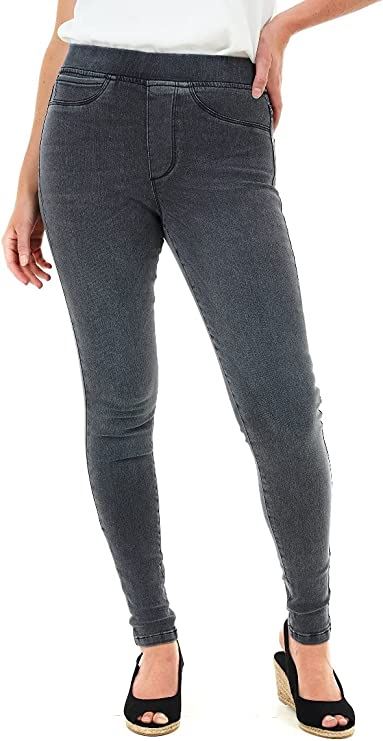 M17 Ladies Grey Skinny Fit Denim Jeggings