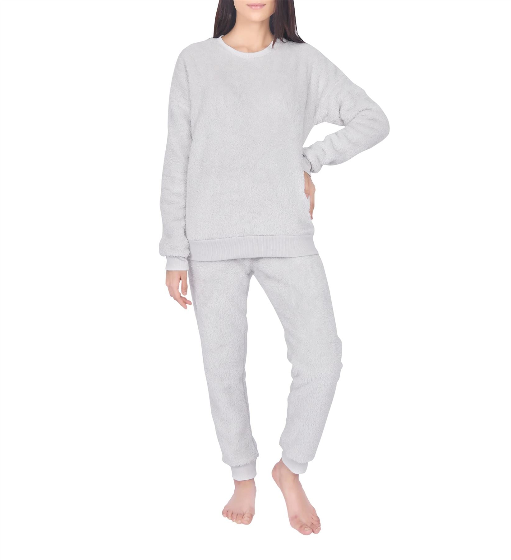 Sleepdown Women's Teddy Fleece Pyjama Set