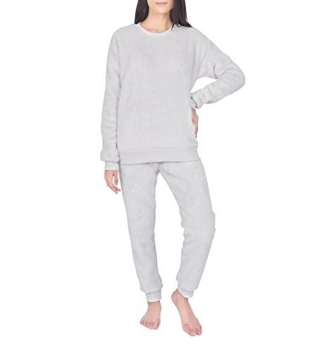 Sleepdown Women's Teddy Fleece Pyjama Set