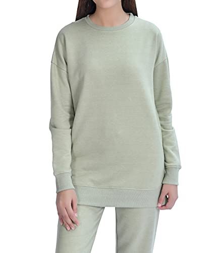 M17 Women’s Classic Plain Crew Neck Sweatshirt Jumper