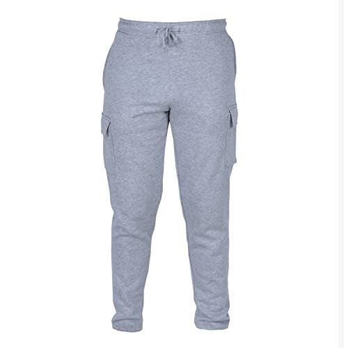 Sleepdown Mens Side Pocket Joggers Grey