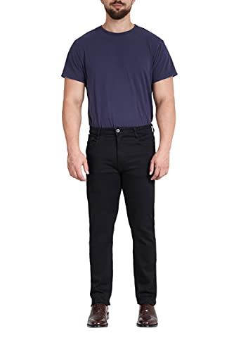 M17 Men's Slim Fit Black Denim Jeans