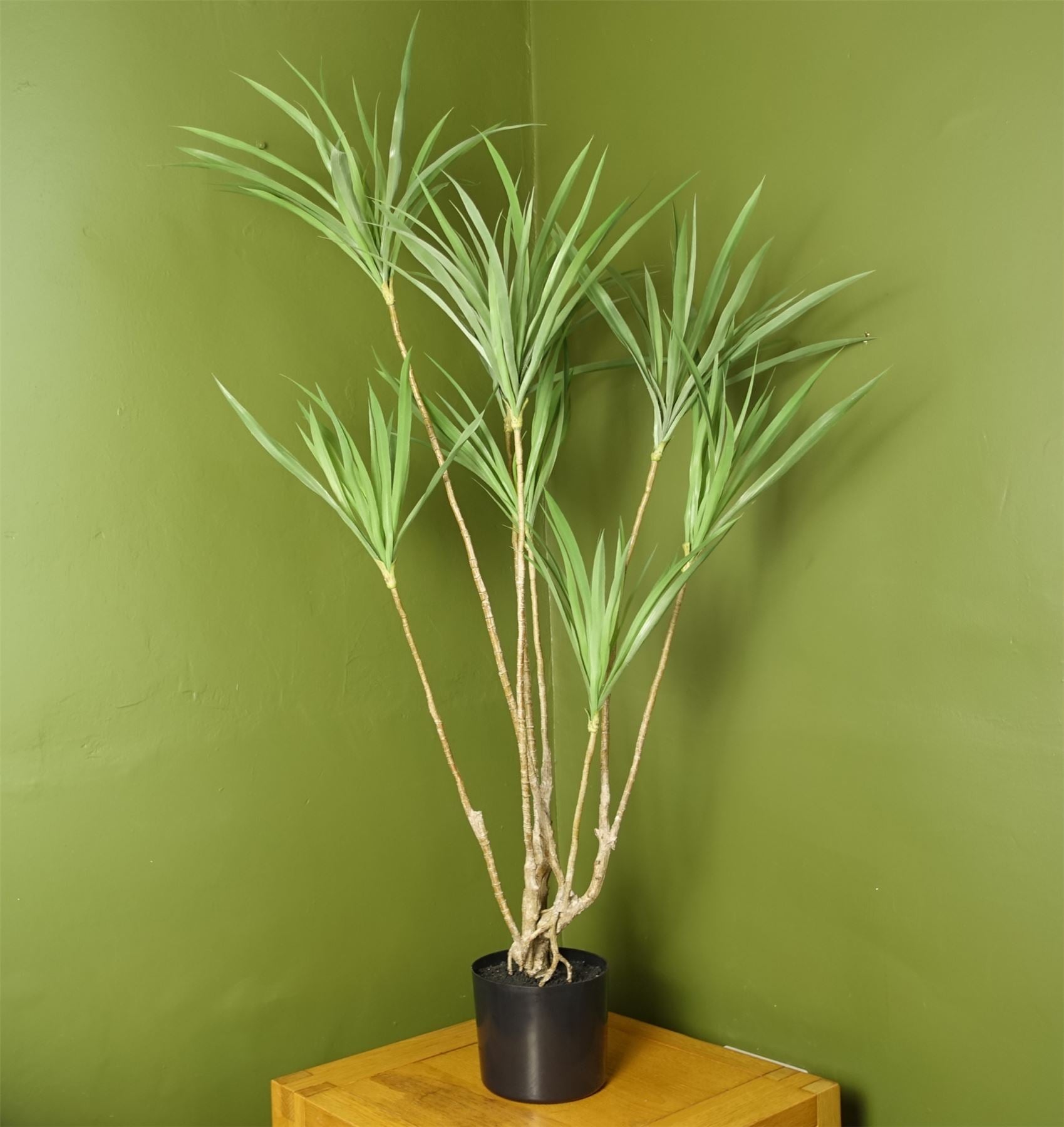 Artificial Dragon Plant Dracaena Tree 125cm Natural Look