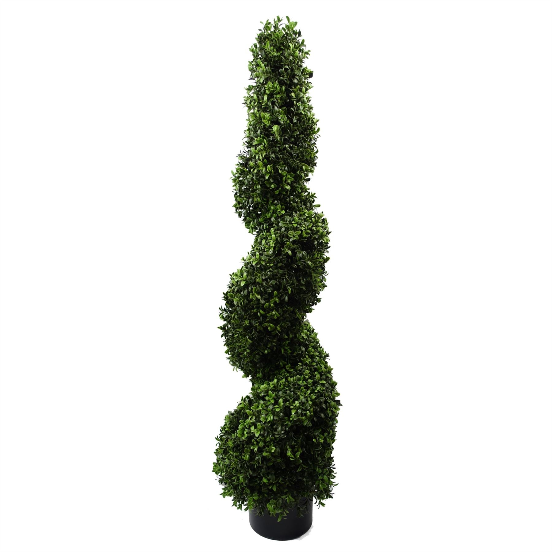 Leaf 120cm Spiral Buxus Artificial Tree UV Resistant Outdoor