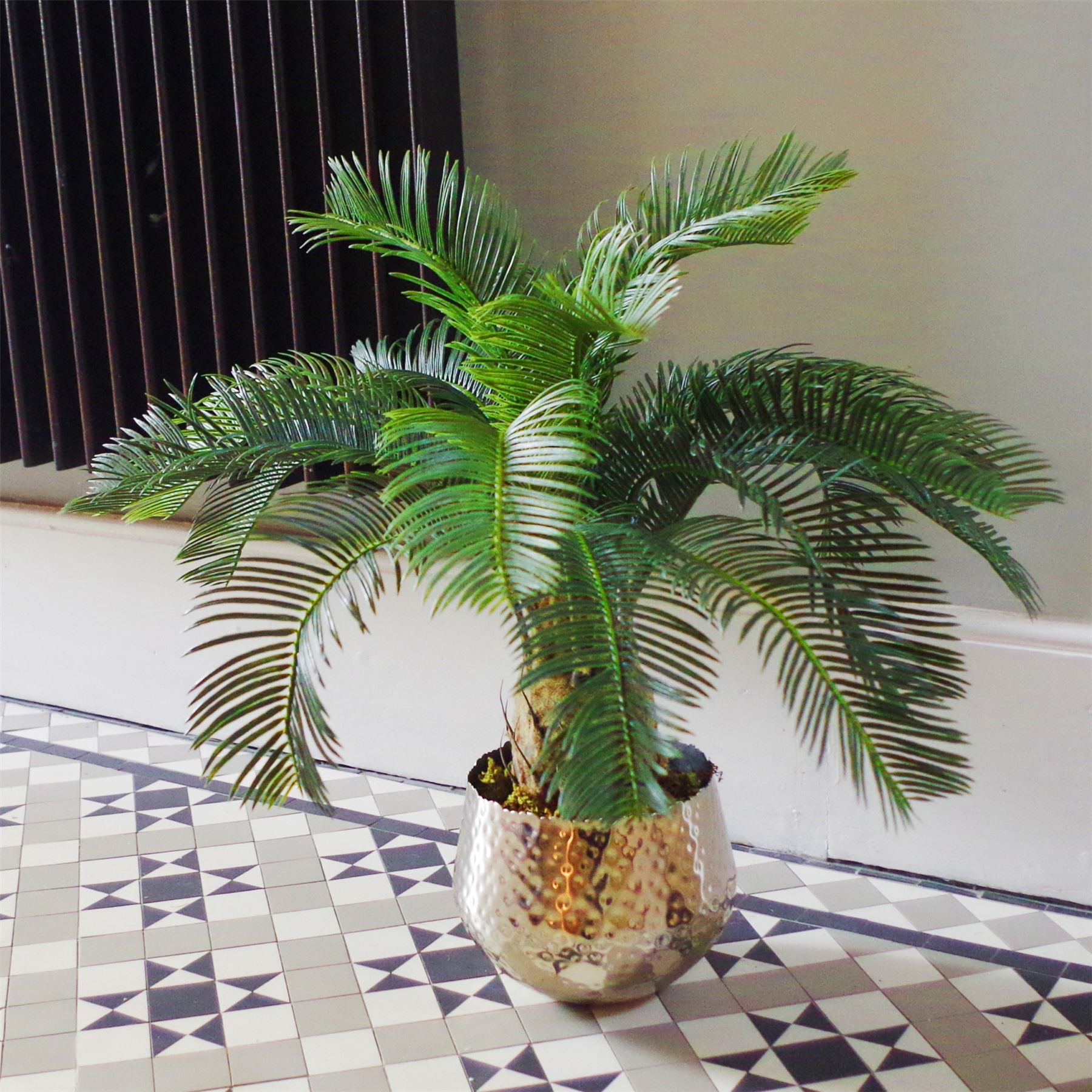Leaf 60cm Cycas Palm Artificial Tree Tropical Plant