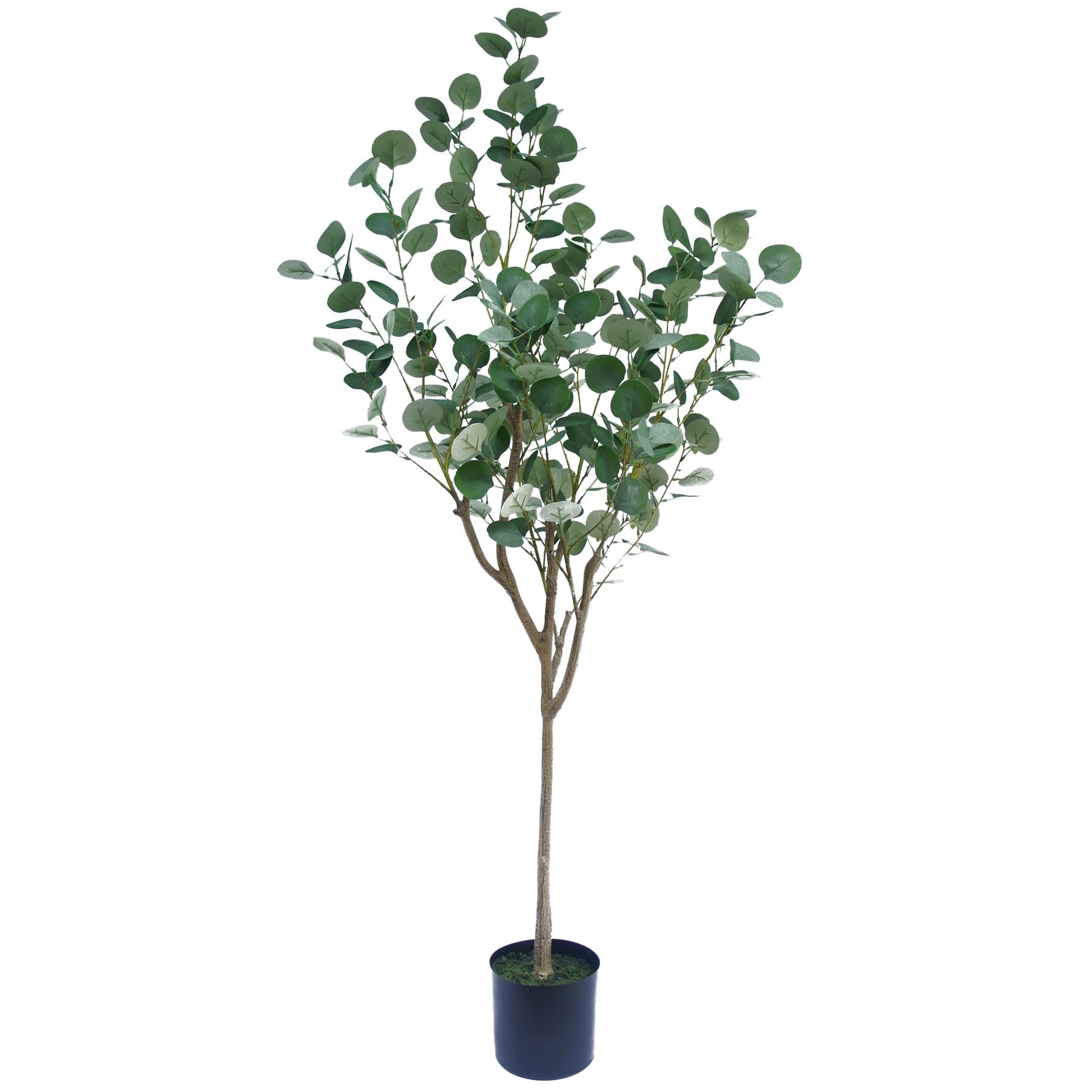 150cm Premium Artificial Eucalyptus Tree in Weighted Plastic Pot