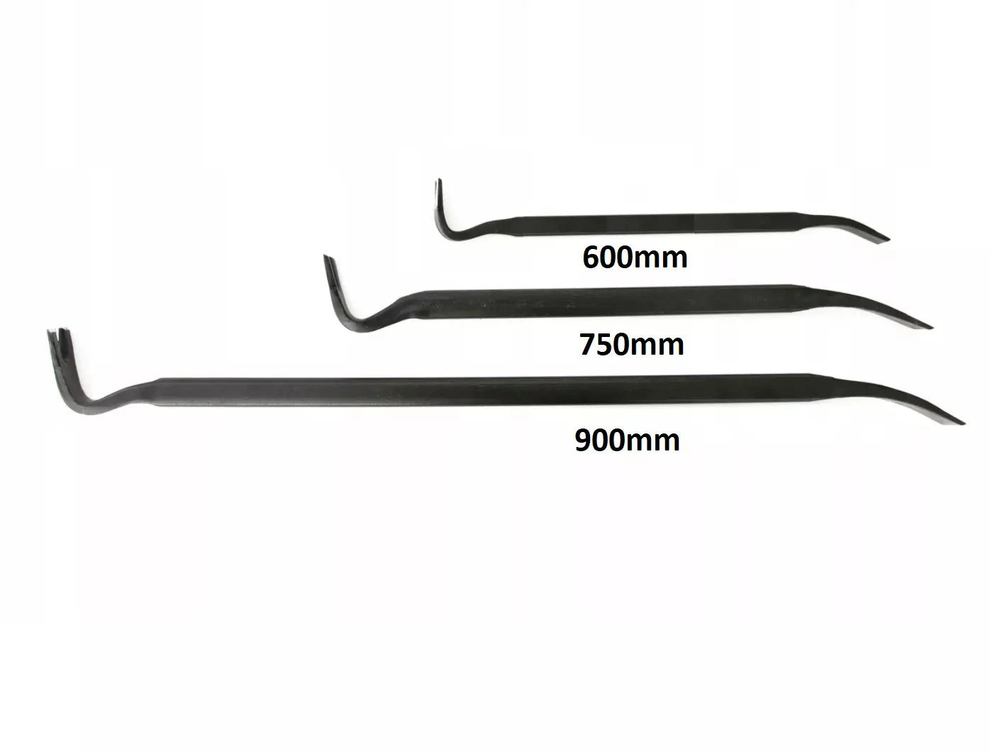 Steel Wrecking Crow Bar Pry Tool with Nail Puller and Remover End