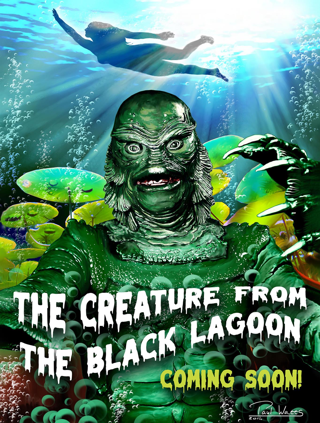 Creature from the Black Lagoon 1000-Piece Horror Jigsaw Puzzle