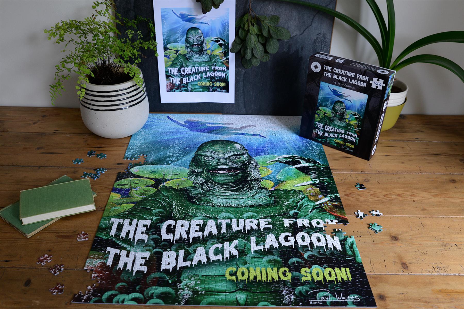 Creature from the Black Lagoon 1000-Piece Horror Jigsaw Puzzle