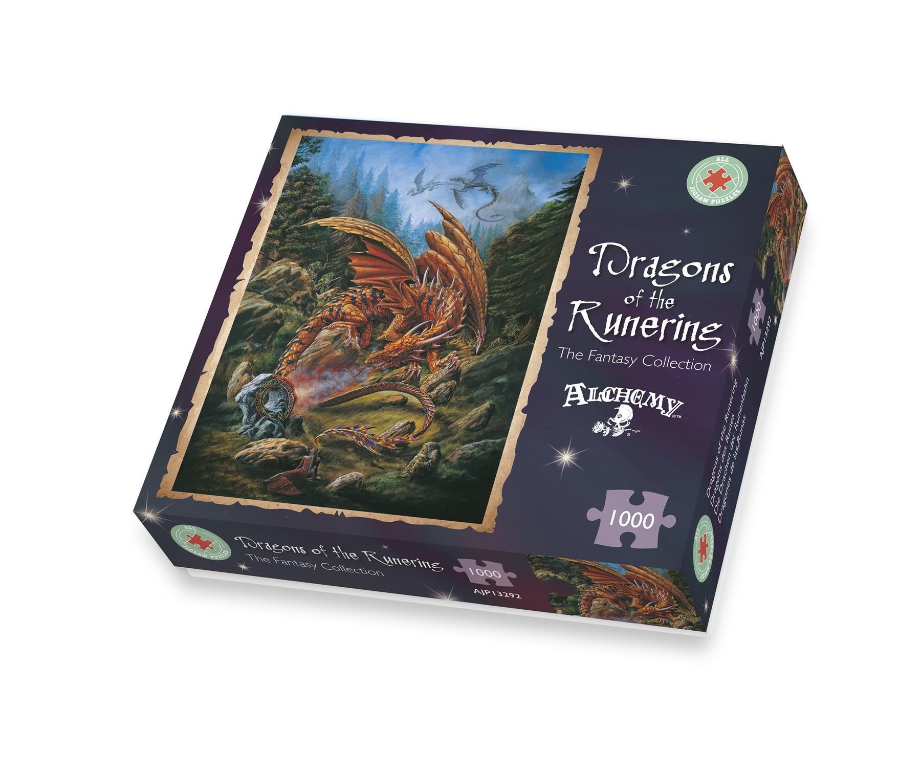 Alchemy Dragons of the Runering 1000 Piece Fantasy Jigsaw Puzzle