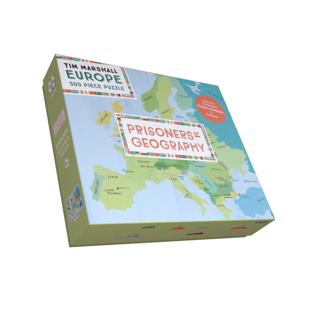 Prisoners of Geography Europe 500-Piece Jigsaw Puzzle Map
