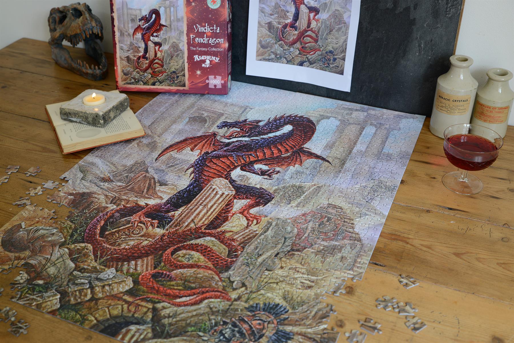 Alchemy Vindicta Pendragon 1000 Piece Dragon Jigsaw Puzzle