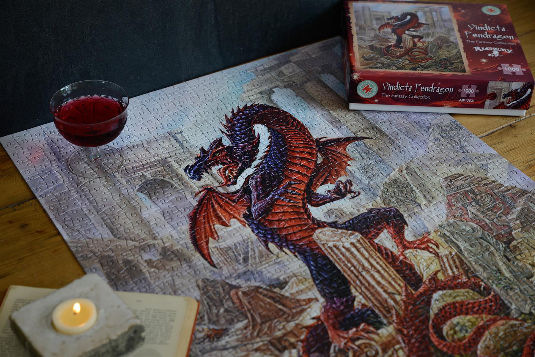Alchemy Vindicta Pendragon 1000 Piece Dragon Jigsaw Puzzle