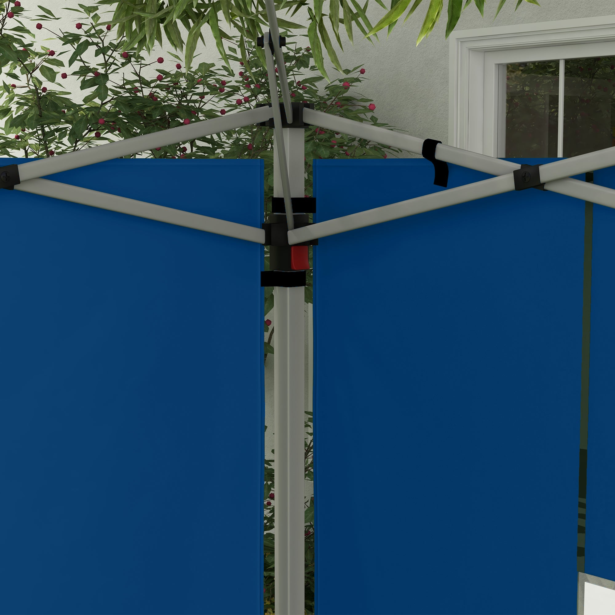 Outsunny Gazebo Side Panels for 3x3/3x4m Pop Up Gazebo, 2 Pack, Blue