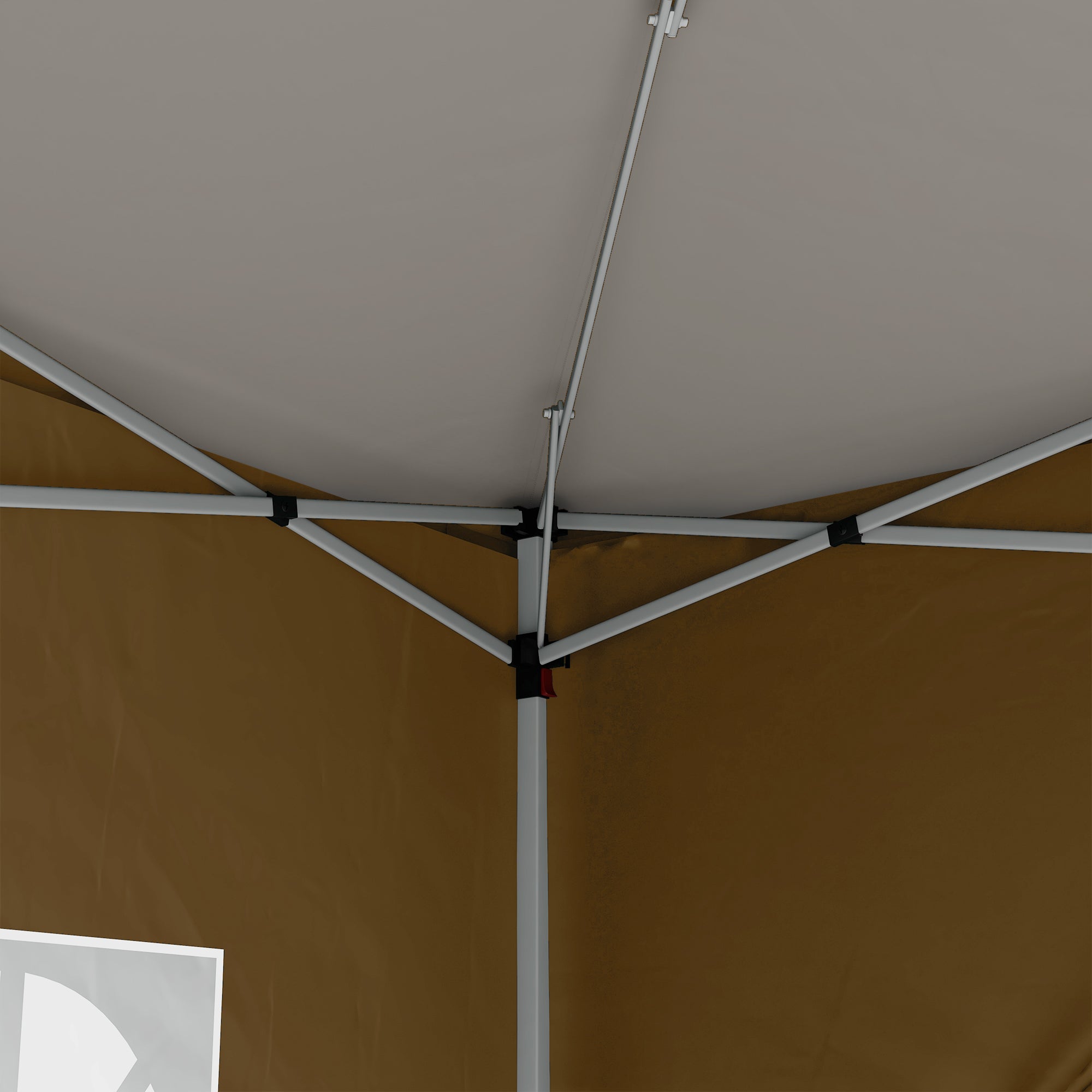 Outsunny 3x3m Pop Up Gazebo with 4 Side Walls & Carry Bag