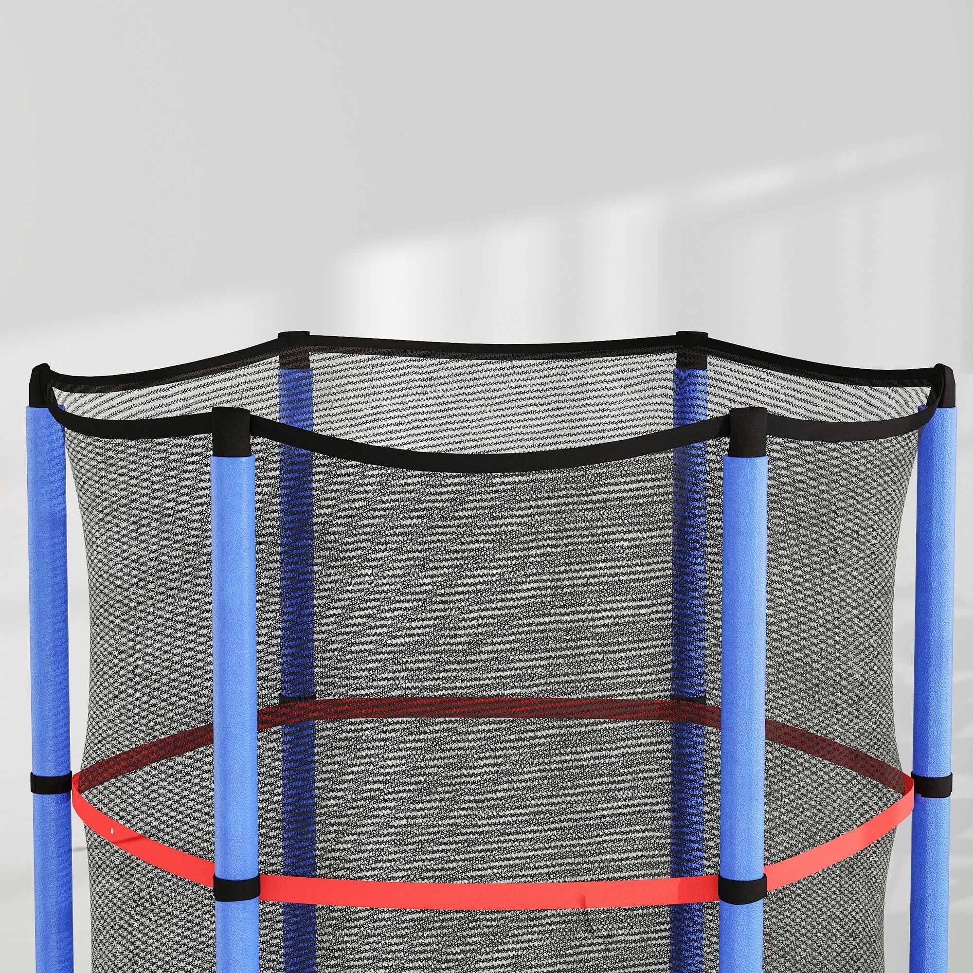 HOMCOM Kids Mini Trampoline with Enclosure Net, Ages 3-6