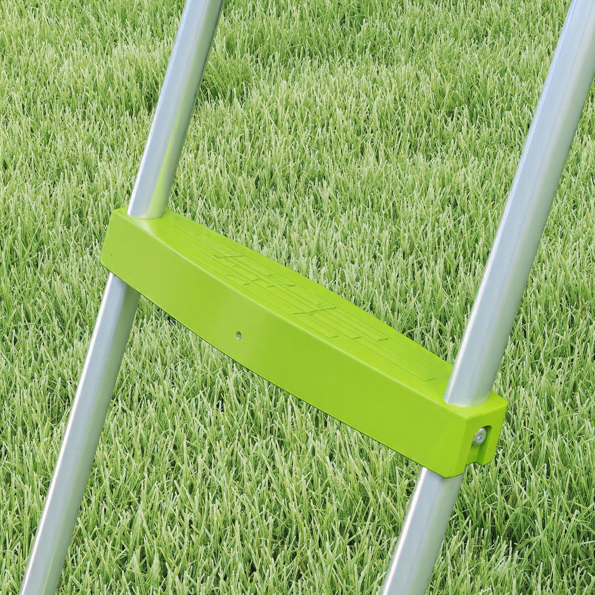 AIYAPLAY Freestanding Kids Wavy Slide with Ladder, Green