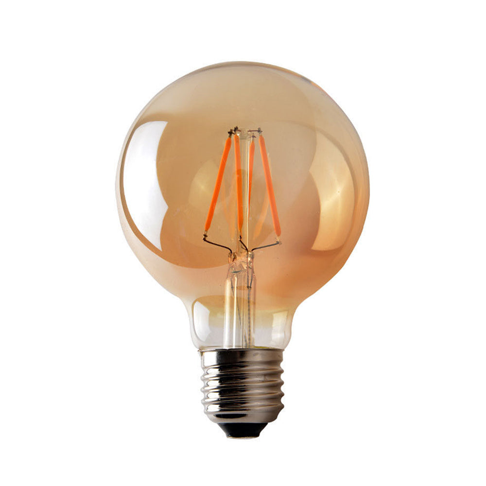 Ledsone E27 4W Dimmable G80 Vintage LED Filament Bulb, Warm White
