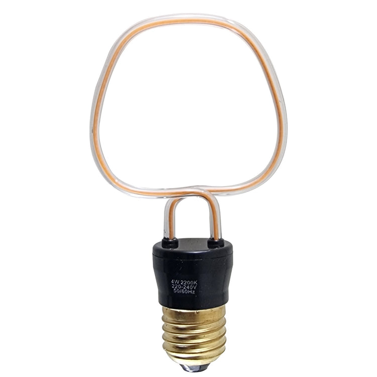 3 Pack 4W Vintage LED Filament Bulbs E27 Warm White
