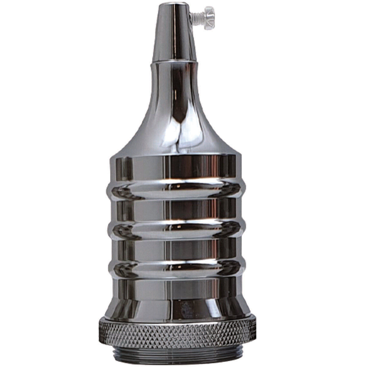 ledsone E27 Brass Finish Aluminum Screw-On Lamp Holder 220-250V 10A