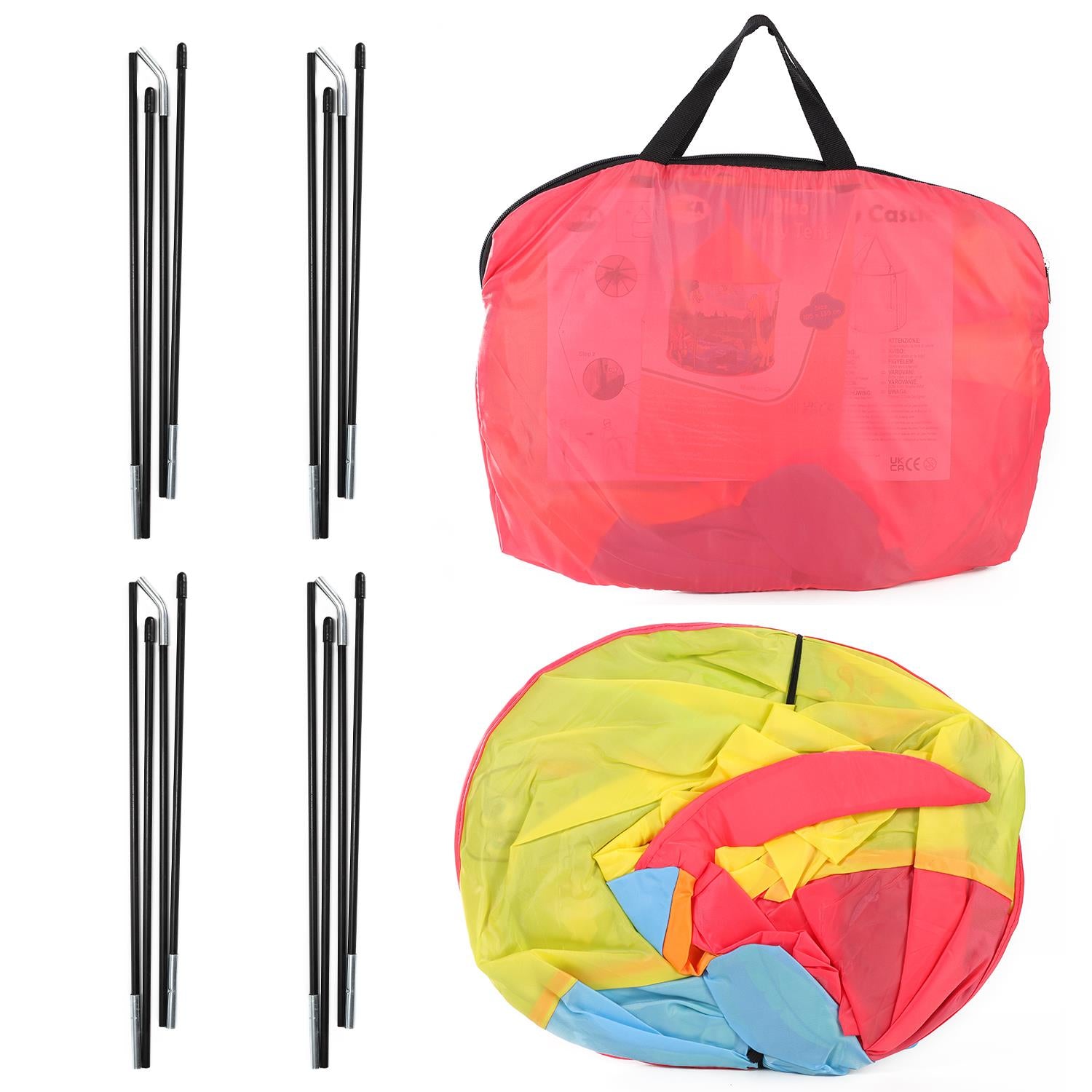 SOKA Dinosaur Pop Up Play Tent for Kids, Foldable Indoor/Outdoor