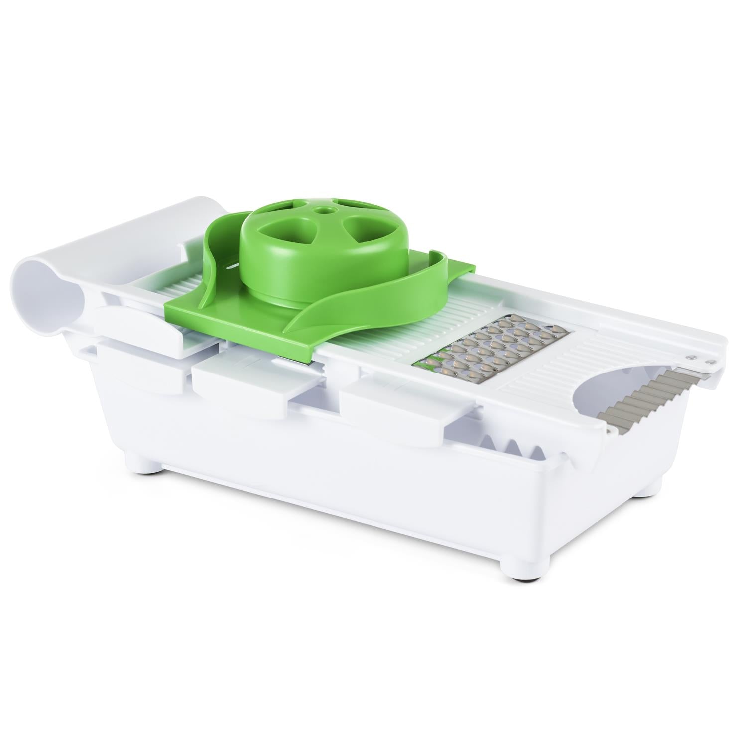 Vinsani 6 in 1 Grater with 5 Interchangeable Inserts, Food Holder and Blade Storage