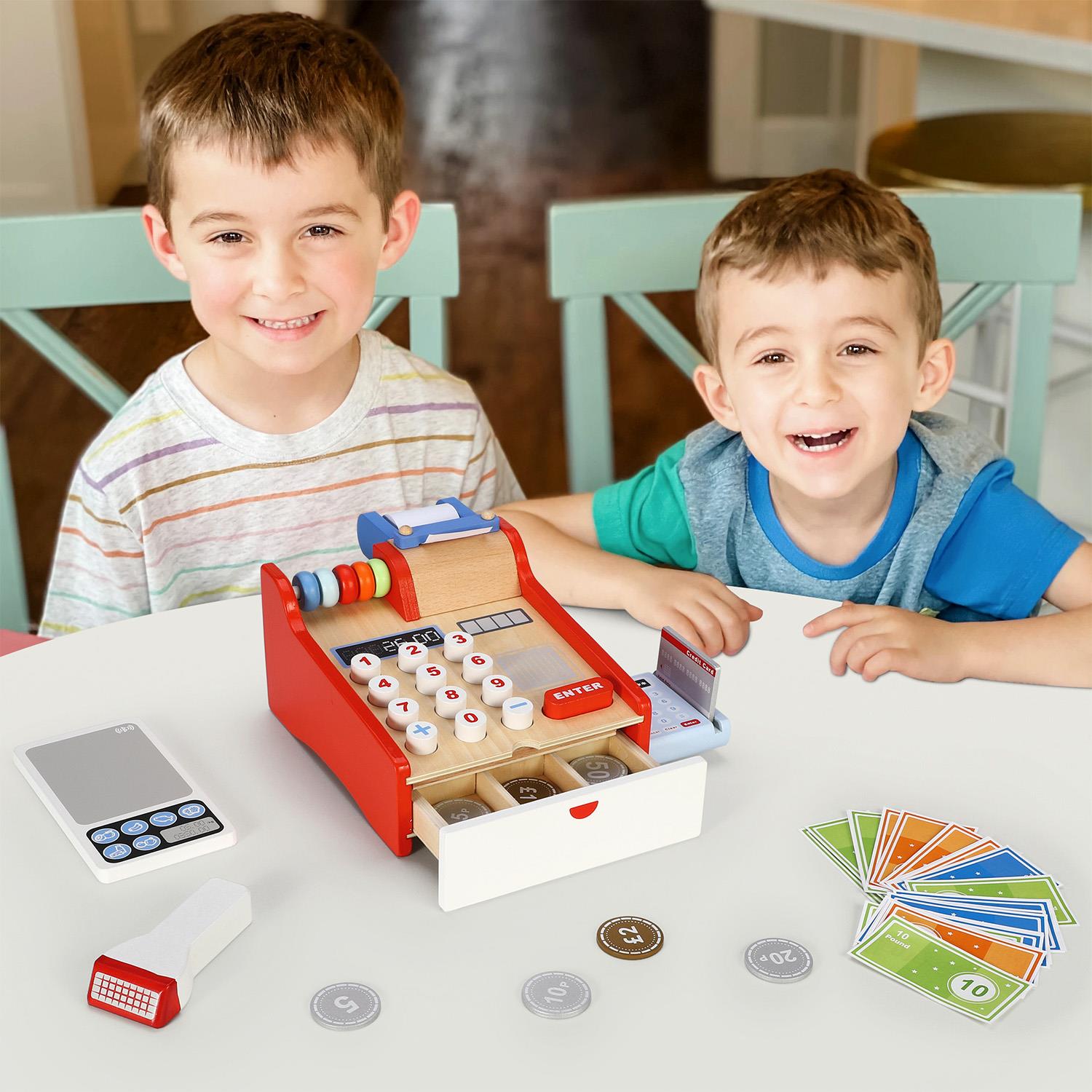 SOKA Kids Cash Register Educational Toy for Imaginative Play