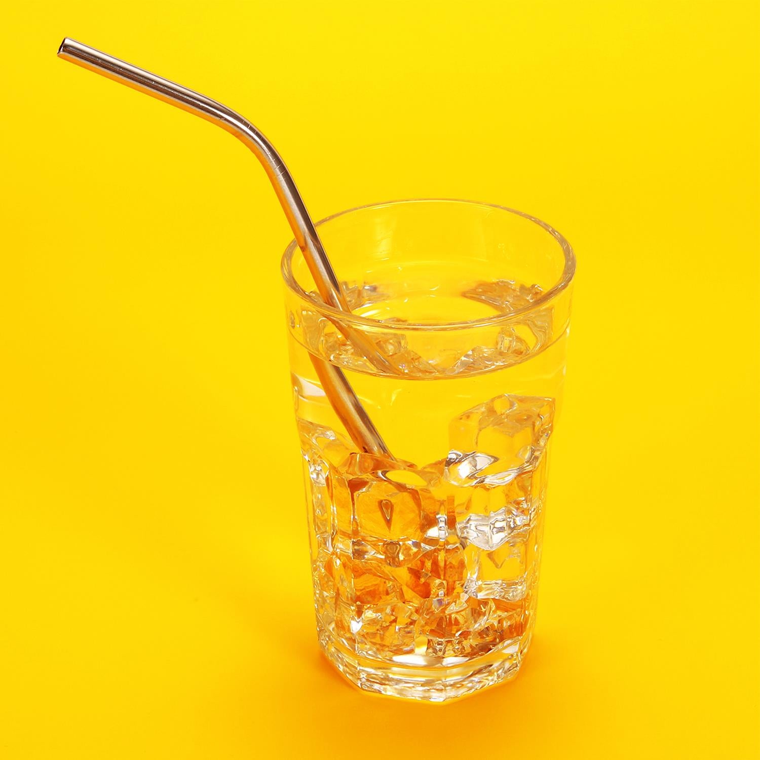 Vinsani Stainless Steel Drinking Straws, Smooth Finish, Rounded End, Suitable for Kids and Adults