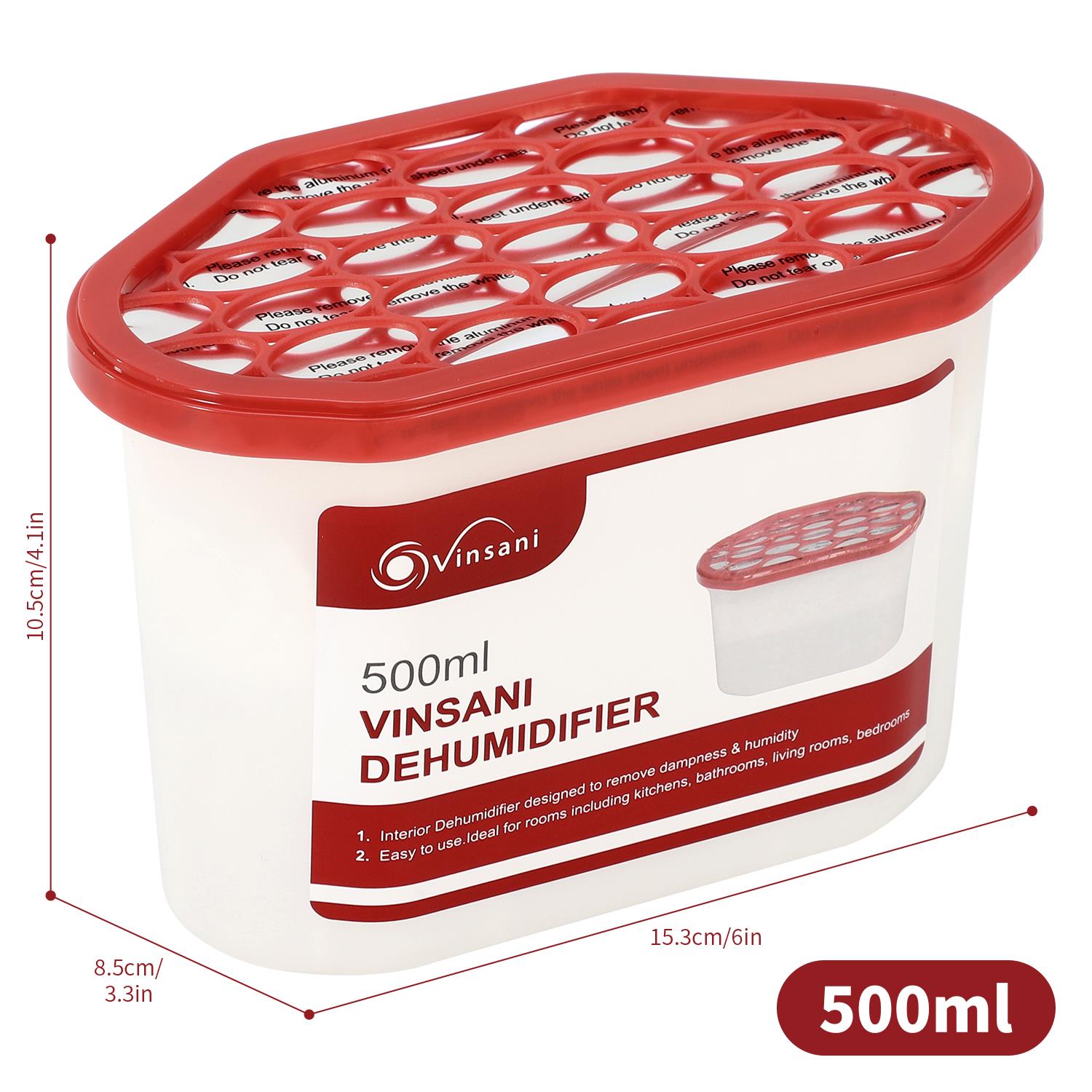 Vinsani 10 Pack Dehumidifier Moisture Absorbers for Damp Rooms
