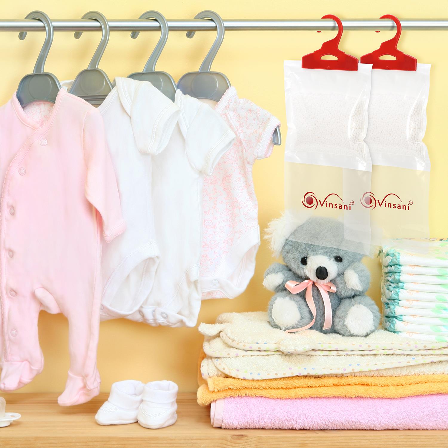 Vinsani 12pc Hanging Dehumidifier Bags