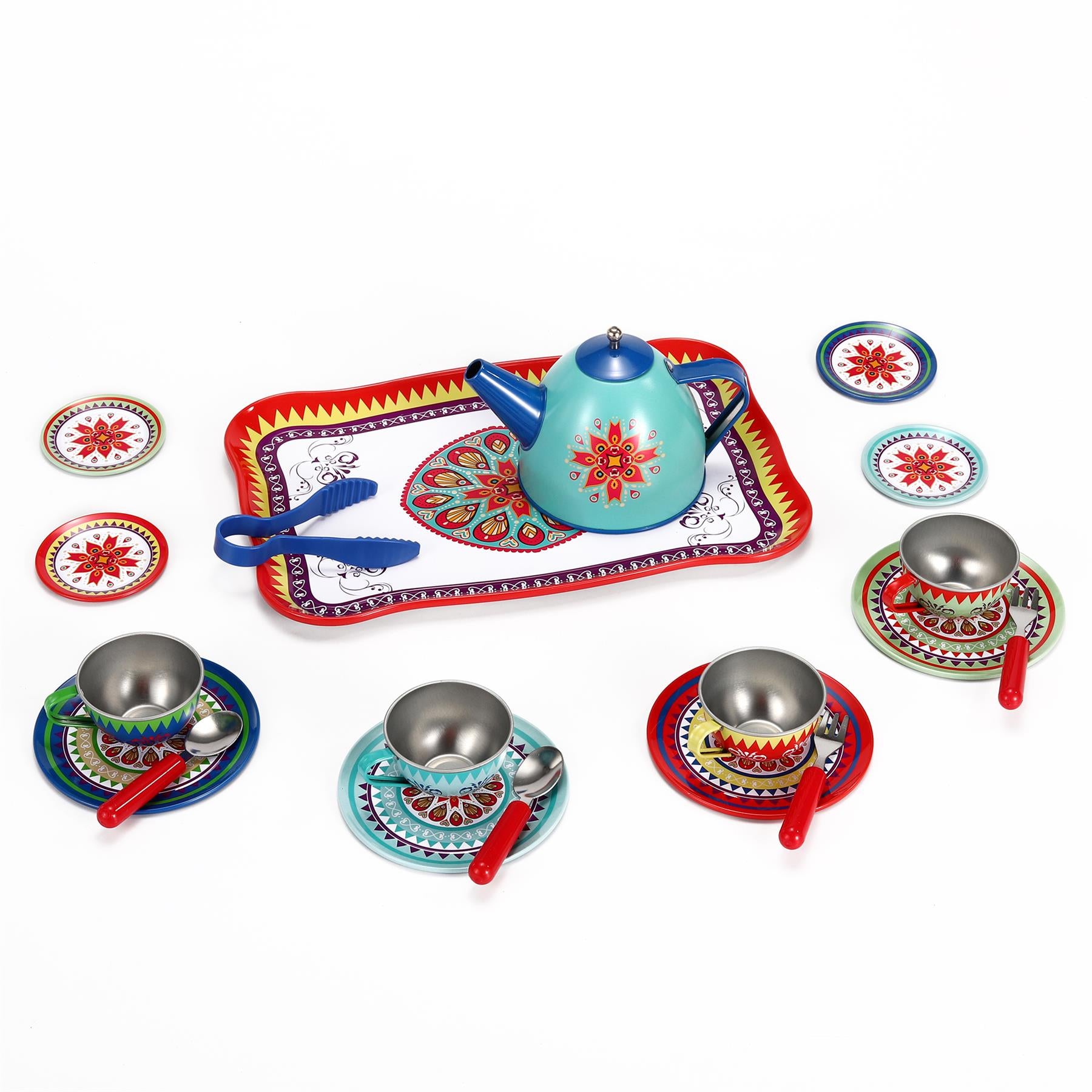 SOKA Vintage Style Kids Afternoon Tea Party Pretend Play Set