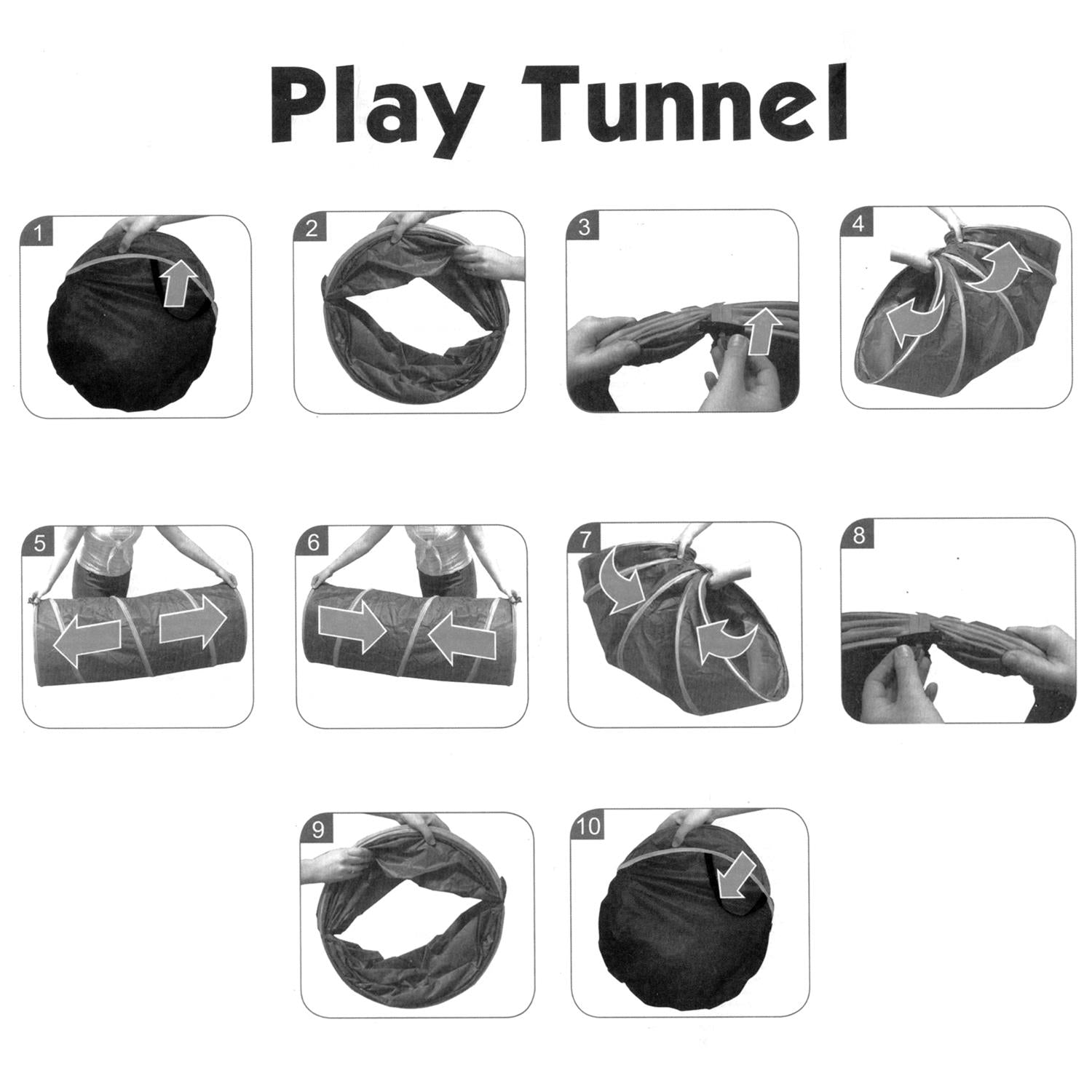 SOKA Play Imagine Learn Multicoloured Pop Up Jungle Play Tunnel for Kids, Indoor or Outdoor, Foldable with Carry Bag