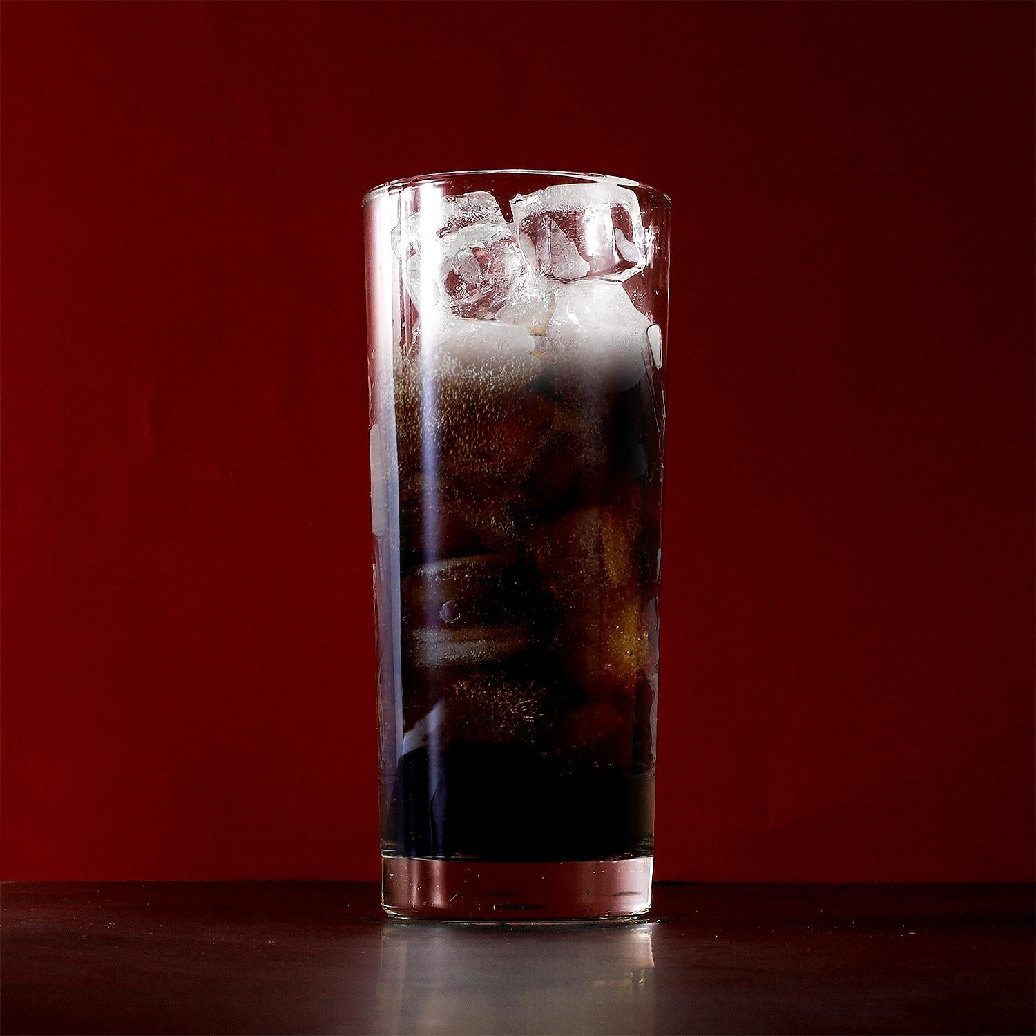 Vinsani Set of 6 HiBall Glasses, 250ml Long Drink Glasses, Dishwasher Safe