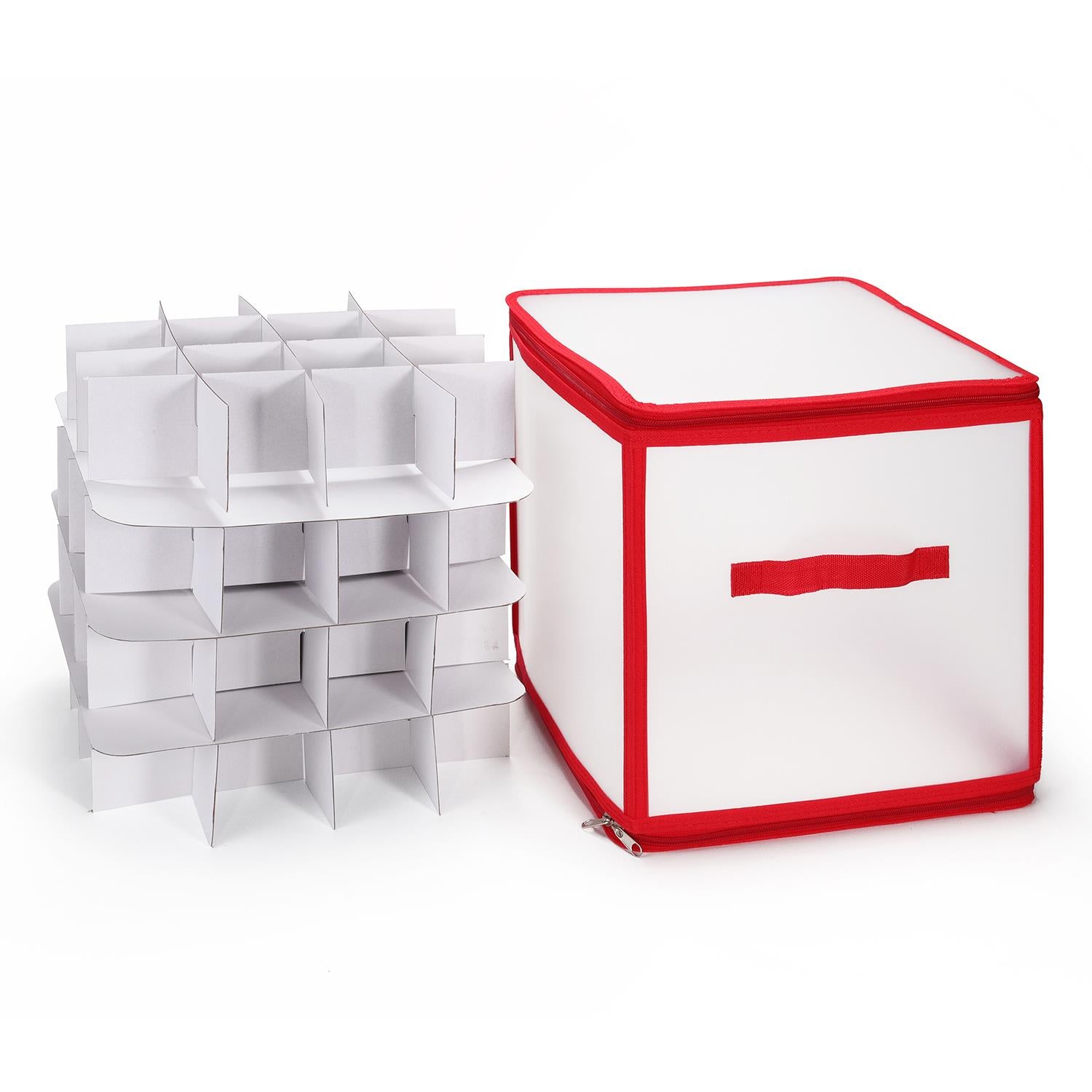 Vinsani 64 Bauble Christmas Decoration Storage Box