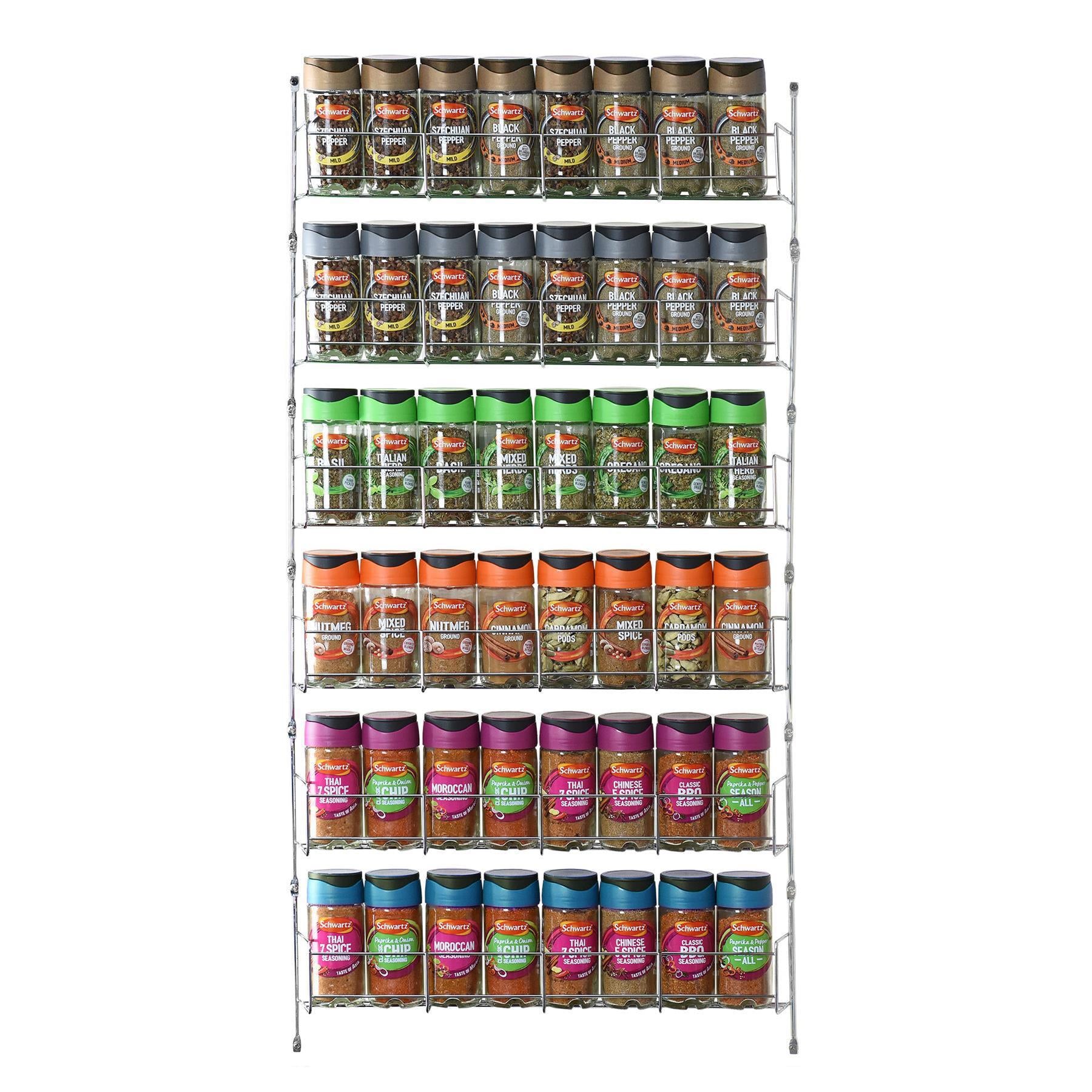 Vinsani 3 Tier Herb and Spice Rack for Organised Storage