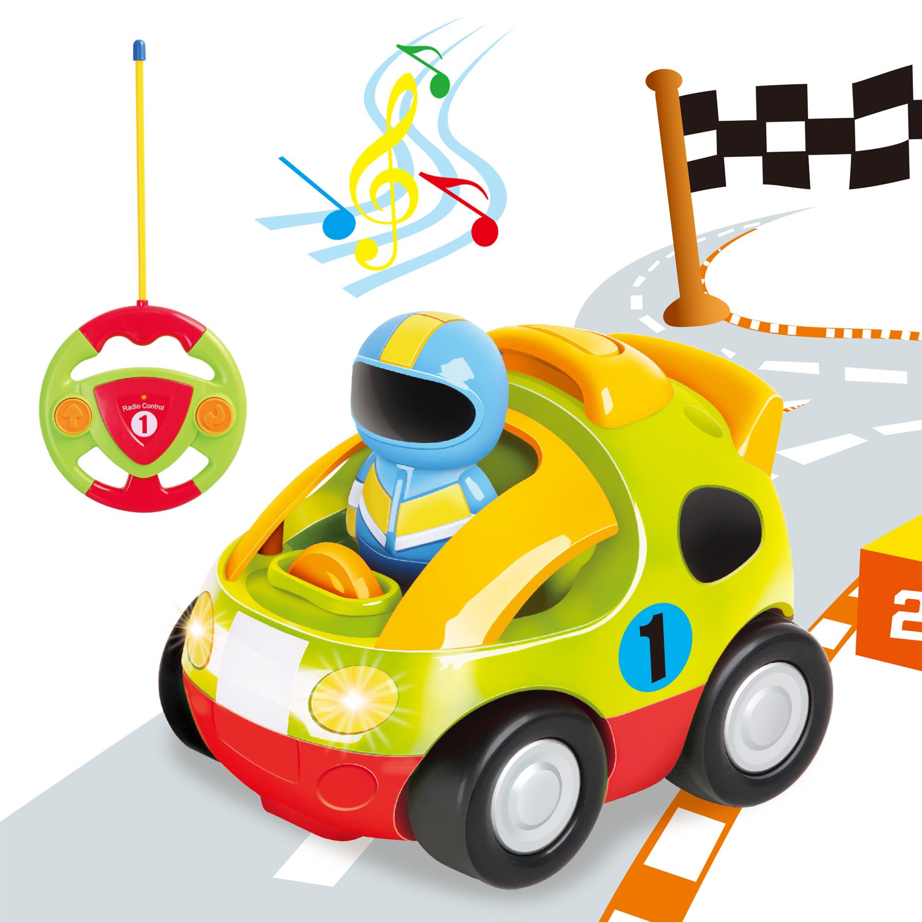 SOKA My First Remote Control Car with Lights & Music, Green