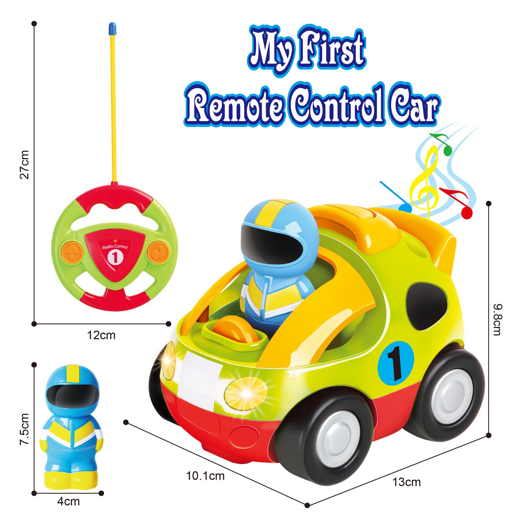 SOKA My First Remote Control Car with Lights & Music, Green