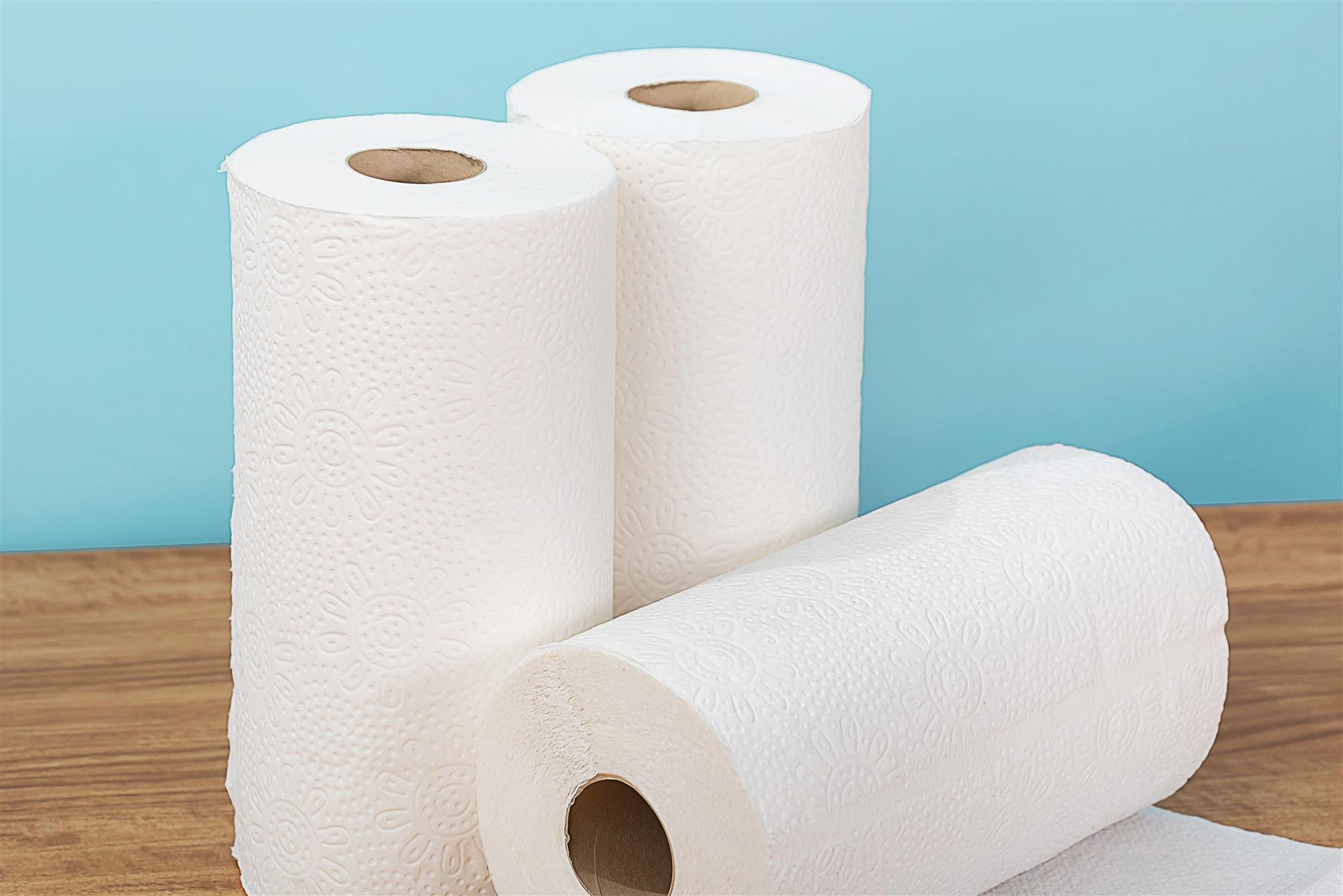 Vinsani Bamboo Kitchen Rolls, 12 Pack, Eco-Friendly & Absorbent