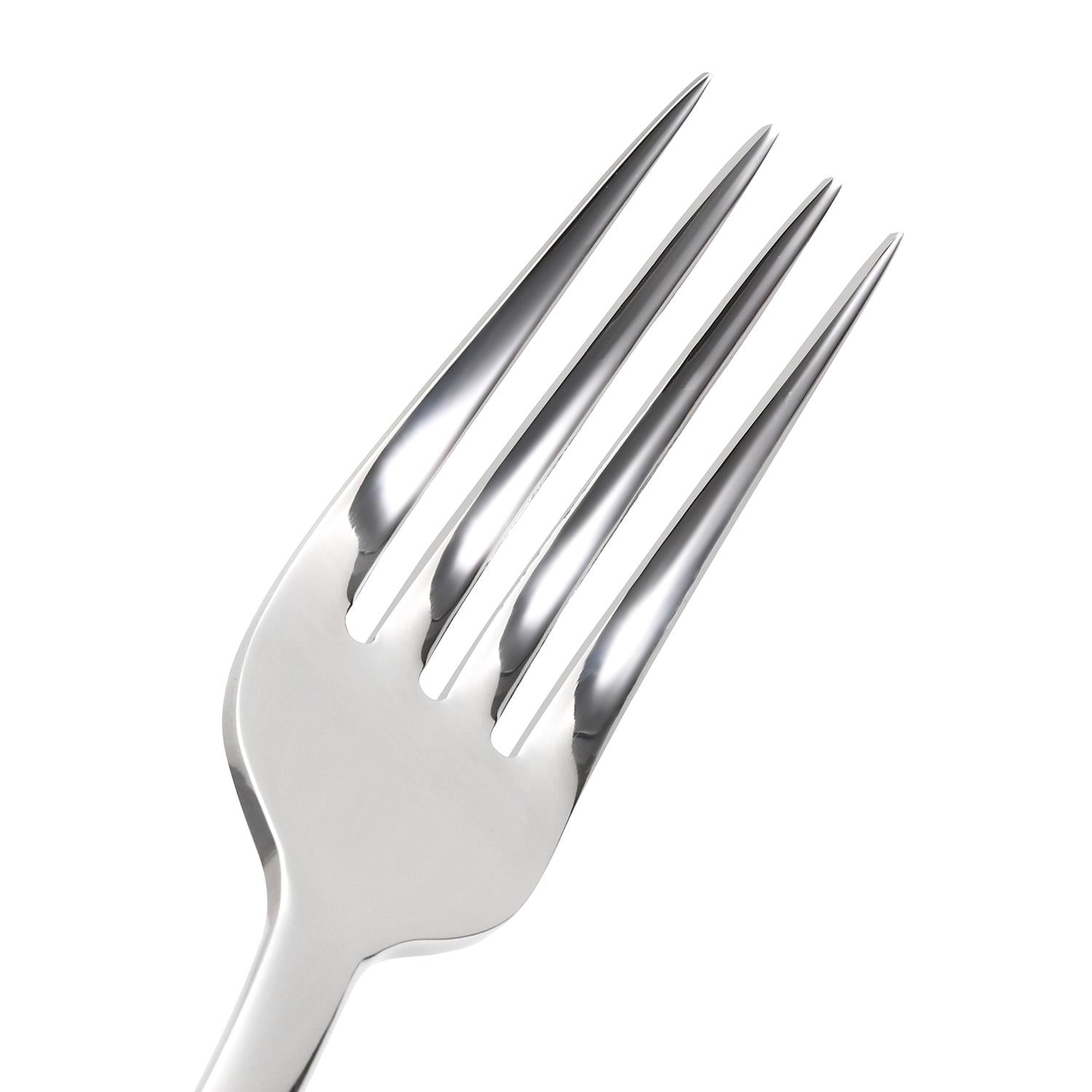Vinsani 24-Piece Stainless Steel Cutlery Set for 6 with Gift Box, Polished Mirror Finish