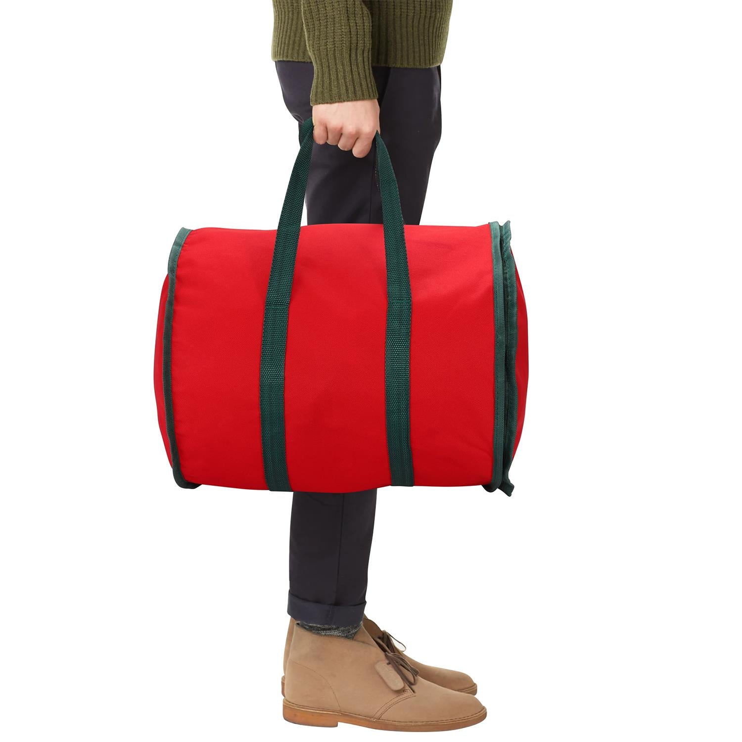 Vinsani Christmas Lights Storage Bag, Waterproof Dustproof Red Oxford Fabric, 38 x 32 x 32 cm
