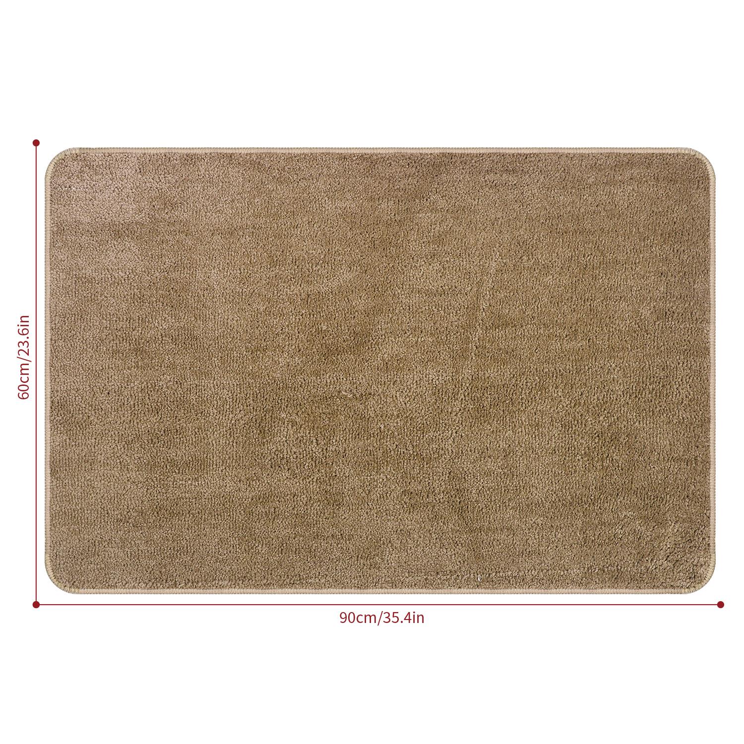 Vinsani Ultra Soft Microfiber Bath Mat 60 x 90 cm Beige 1010167