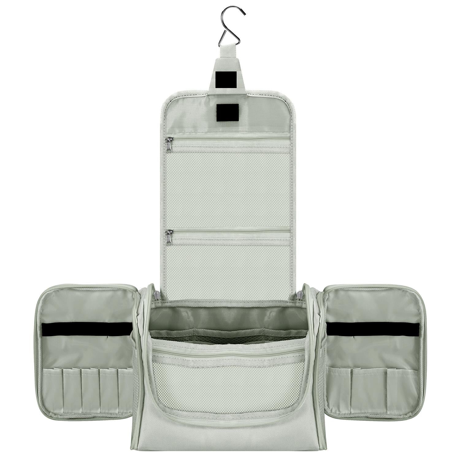 Vinsani Light Grey Travel Toiletry Bag