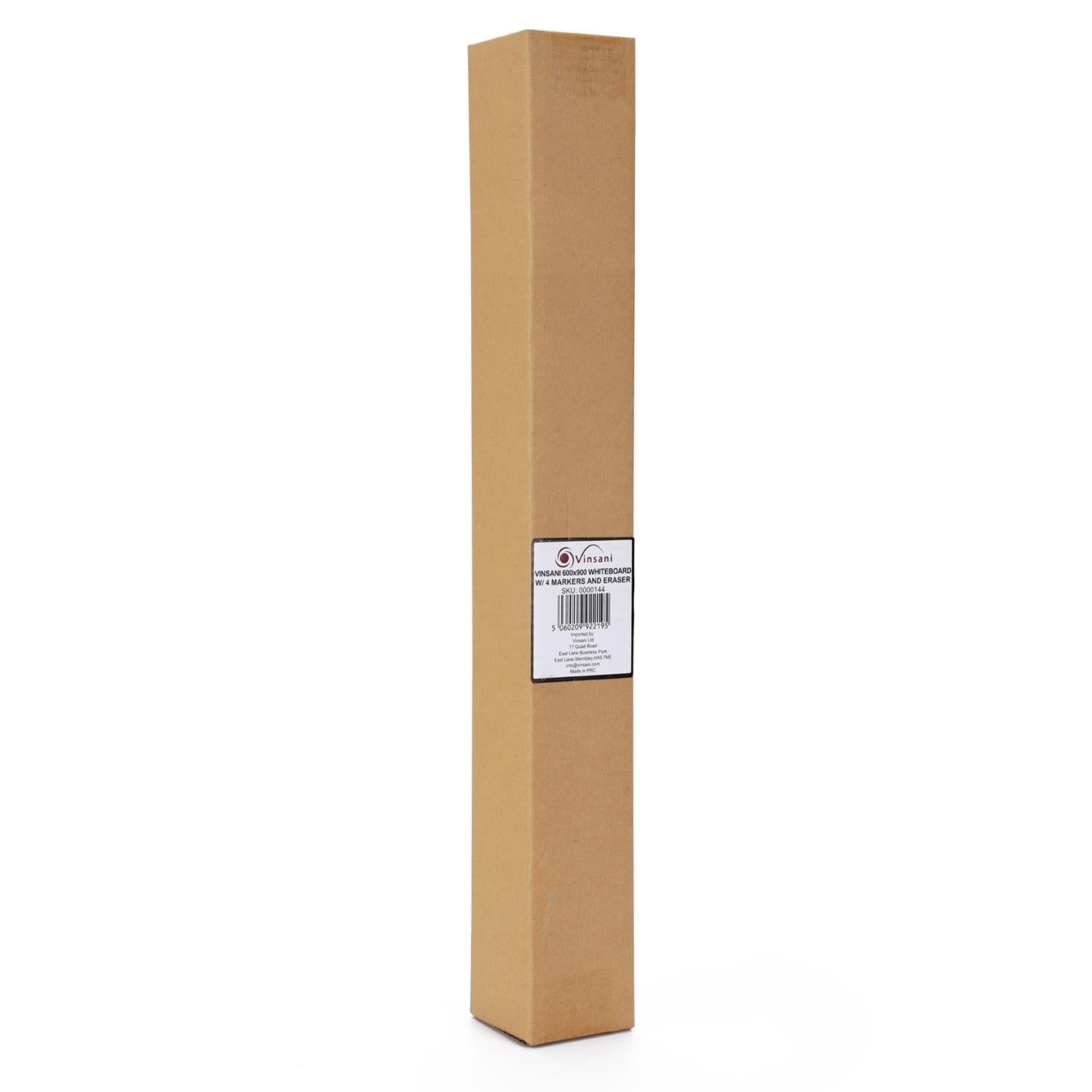 Vinsani 60 x 90cm Magnetic Whiteboard with Pens and Eraser