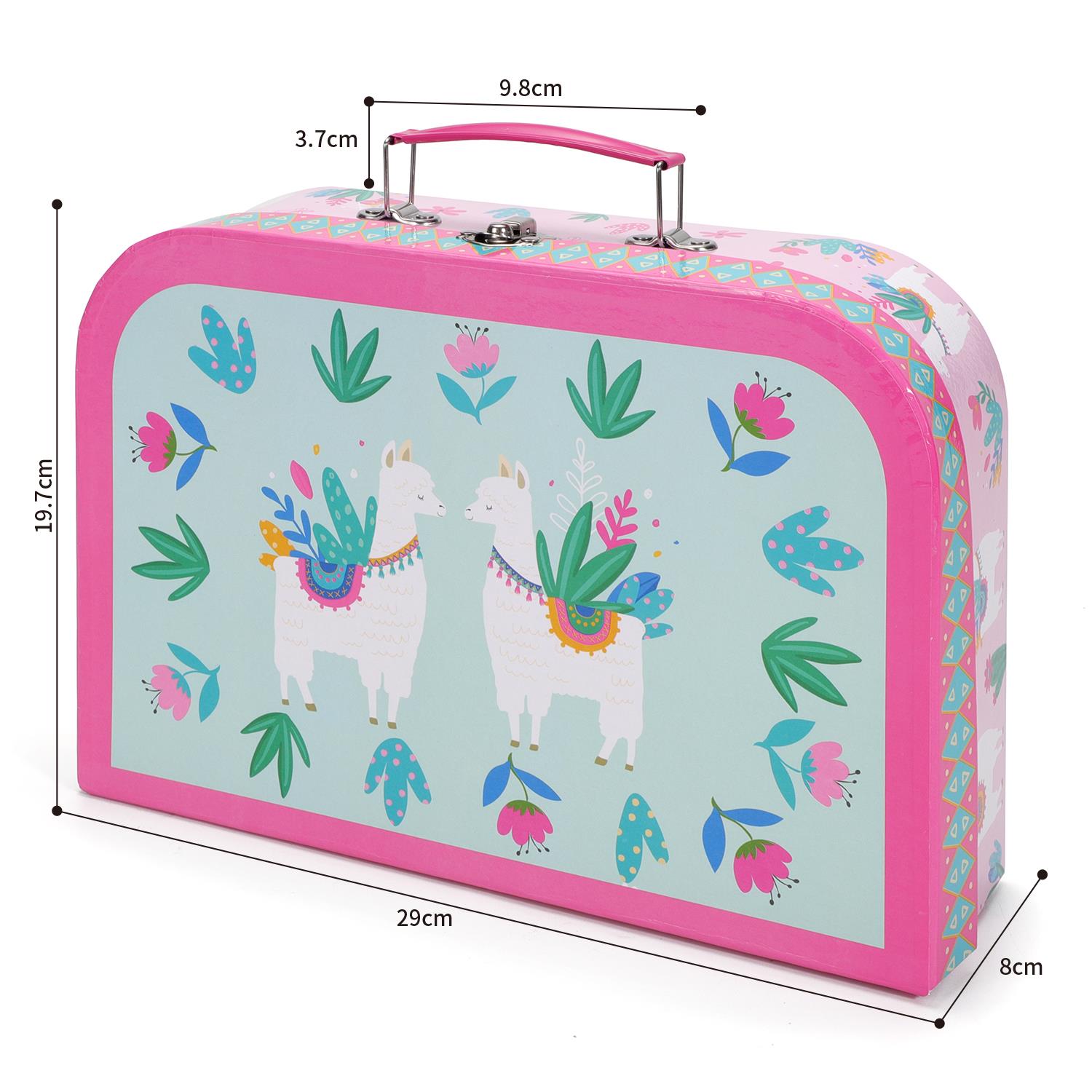 SOKA Play Imagine Learn 18-Piece Tin Tea Set with Llama Illustrations